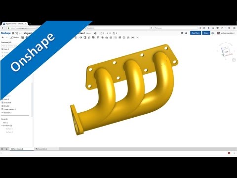 12 2 Abgaskruemmer Exhaust Manifold Onshape Training Loft