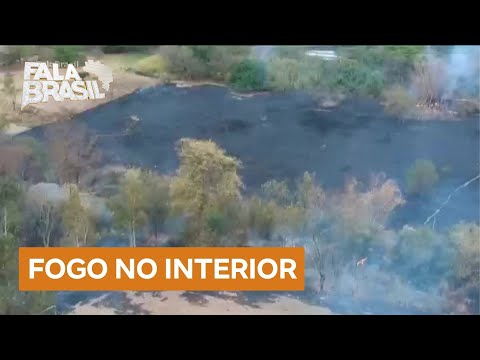 Incêndio em Borebi (SP) mobiliza esforços de combate