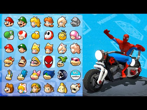 Spiderman in Mario Kart 8 (Shell Cup) 4K60FPS