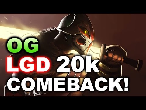 OG LGD - EPIC 20k COMEBACK TI6 Dota 2