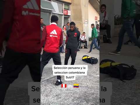 ¡UFFF! 🔥🔥 Duelo de baile entre los jugadores peruanos y colombianos Sub 17. ¿Quién ganó?