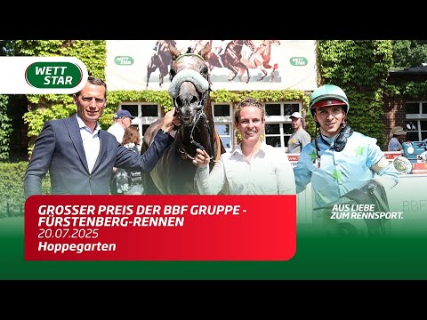 Großer Preis der BBF Gruppe  Fürstenberg Rennen/Sieger: Padre Palou + Siegerinterview und -ehrung