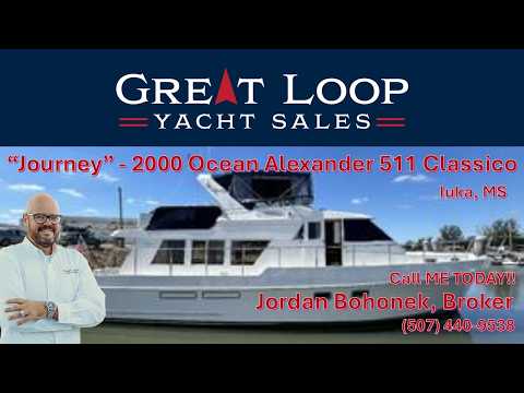 2000 Ocean Alexander 511 Classico Journey Video