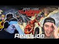 JUSTICE LEAGUE FLASH POINT PARADOX REACTION WITH WHITE NOISE REACTS