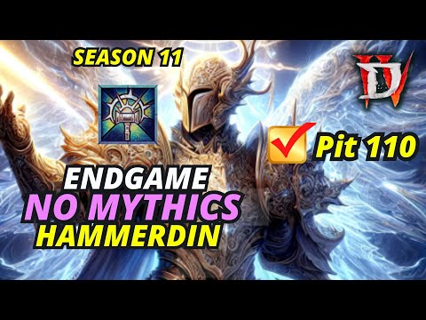 NO MYTHICS, NO PROBLEM! Insane Paladin Hammerdin Build - D4 Season 11