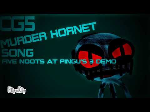 ROMAIN WORLD/ CG5 - MURDER HORNET ( FIVE NOOTS AT PINGU'S 3 DEMO - SONG ) ANIMATION