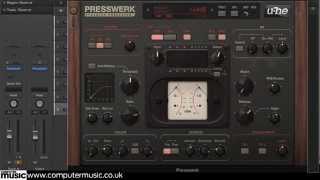 Video thumbnail for u-he's Presswerk compressor VST/AU plugin in action! by Computer Music