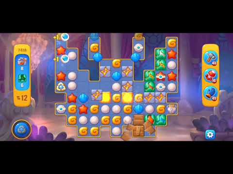 Fishdom 7418 Hard Level - NO 💣🧨💥