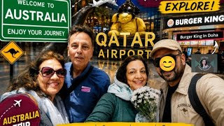 Exploring Qatar Airport | Australia Adventure episode 1