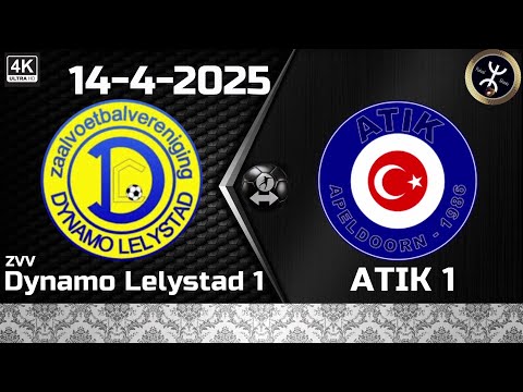 KAMPIOENSWEDSTRIJD  ATIK 1 uit tegen ZVV Dynamo Lelystad 1  (14-4 2025)
