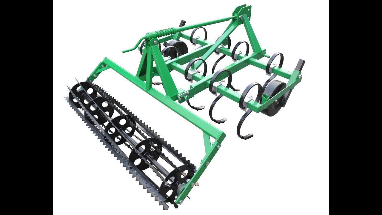 Kultywator z wałem strunowym doczepiany do TUZ ciągnika 120/150/180 cm drapacz www.TRAKTOR.com.pl