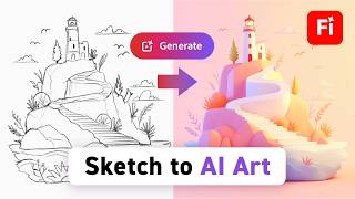 From Sketch to AI Art: My Workflow With Adobe Firefly's Image Generator
