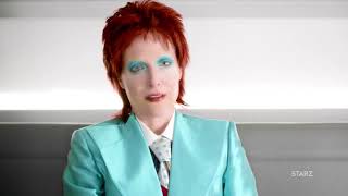 Gillian Anderson as Bowie on American Gods