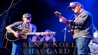 Ben and Noel Haggard Make-Up and Faded Blue Jeans