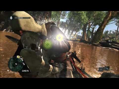 Assassin's Creed IV Black Flag - Ambushed by a crocodile