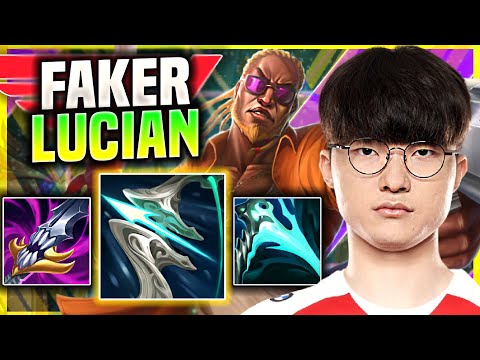 FAKER IS SO GOOD WITH LUCIAN! - T1 Faker Plays Lucian Mid vs Katarina! | Season 11