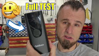 Portable Battery-powered tire inflator test and REVIEW by QZKBOEO #founditonamazon