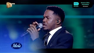 Thabo performs ‘Signed, Sealed, Delivered (I’m Yours) – Idols SA | S19 | Mzansi Magic | Ep 8