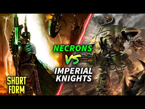 Necrons vs Imperial Knights RBF73 #warhammer40K #battlereport