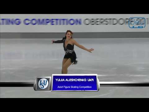 Yuliia Aleshenko. Oberstdorf 2018. Bronze Ladies II FS. 2d place