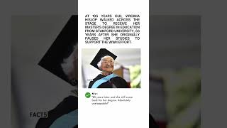 Download lagu 105 Year Old Finally Earns Her Stanford Master's Degree #NeverTooLate #Education #Stanford #Graduati mp3