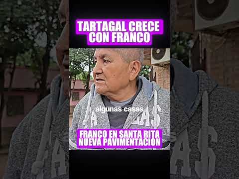 Franco recorriendo la nueva pavimentación de santa rita  #tartagalsalta #norteargentino #salta #Mile