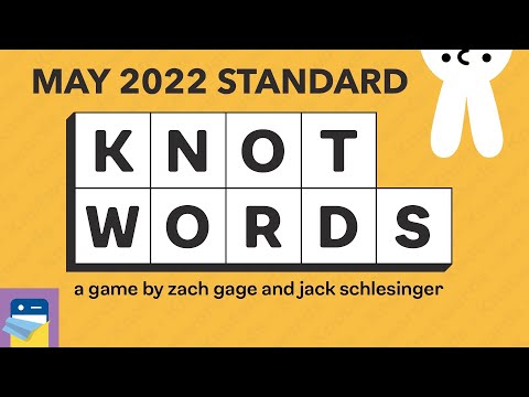 Knotwords: May 2022 All Standard Levels Walkthrough (by Zach Gage)