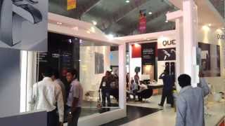 preview picture of video 'Queo stall at ET Acetech January 2013 Bangalore'