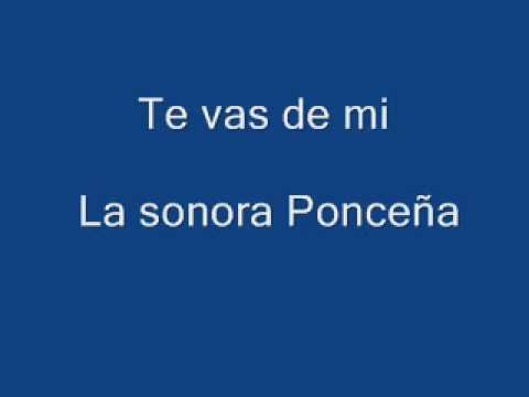 Cancion - Sonora Poncena