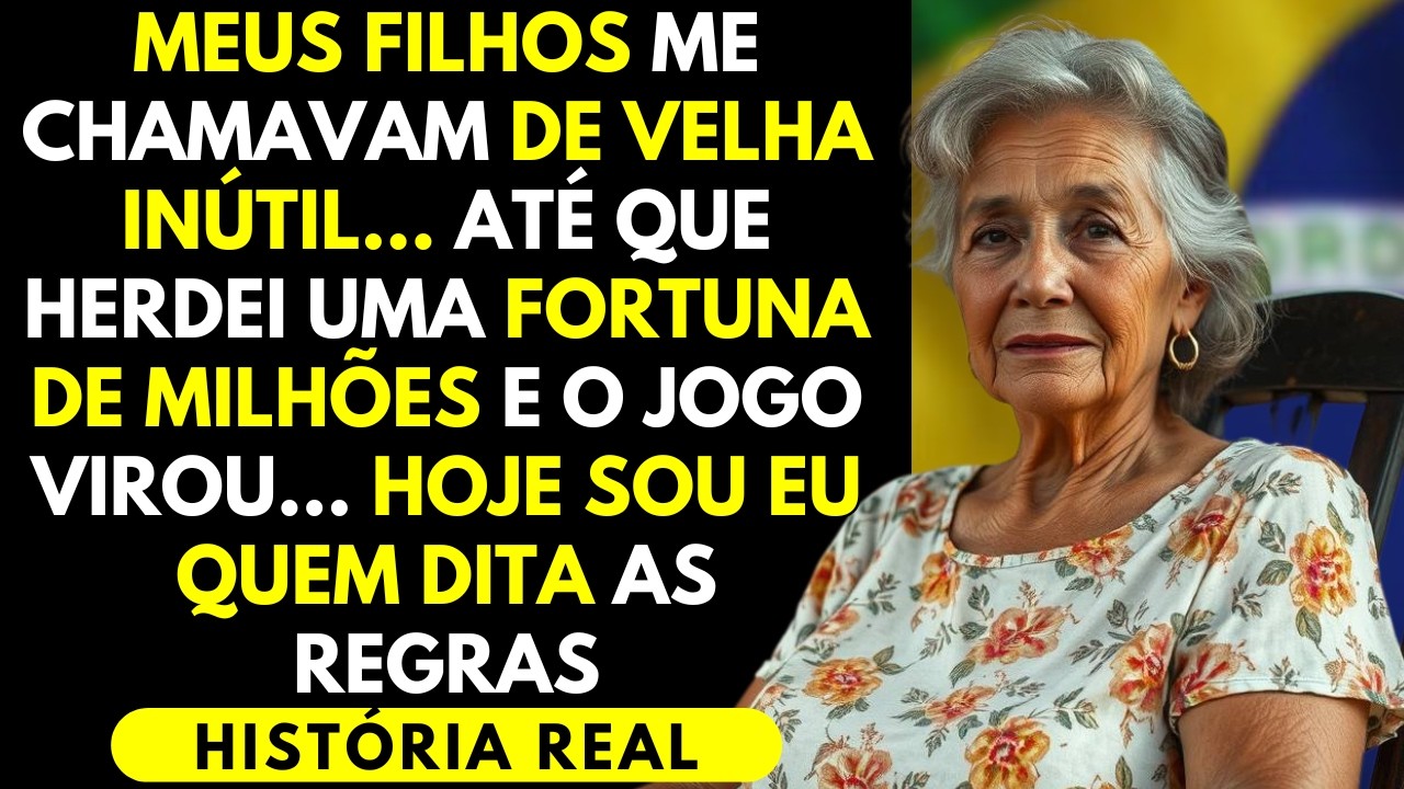 HISTÓRIA REAL 💔 MEUS FILHOS ME CHAMAVAM DE VELHA INÚTIL... ATÉ QUE HERDEI UMA FORTUNA MILIONÁRIA