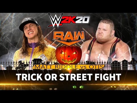 MATT RIDDLE VS OTIS TRICK OR STREET FIGHT RAW HALLOWEEN 2022