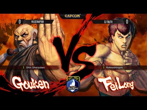 SSF4: AE -DCB Veloc1raptor vs CJ Truth - Top 16 Losers - Final Round 17