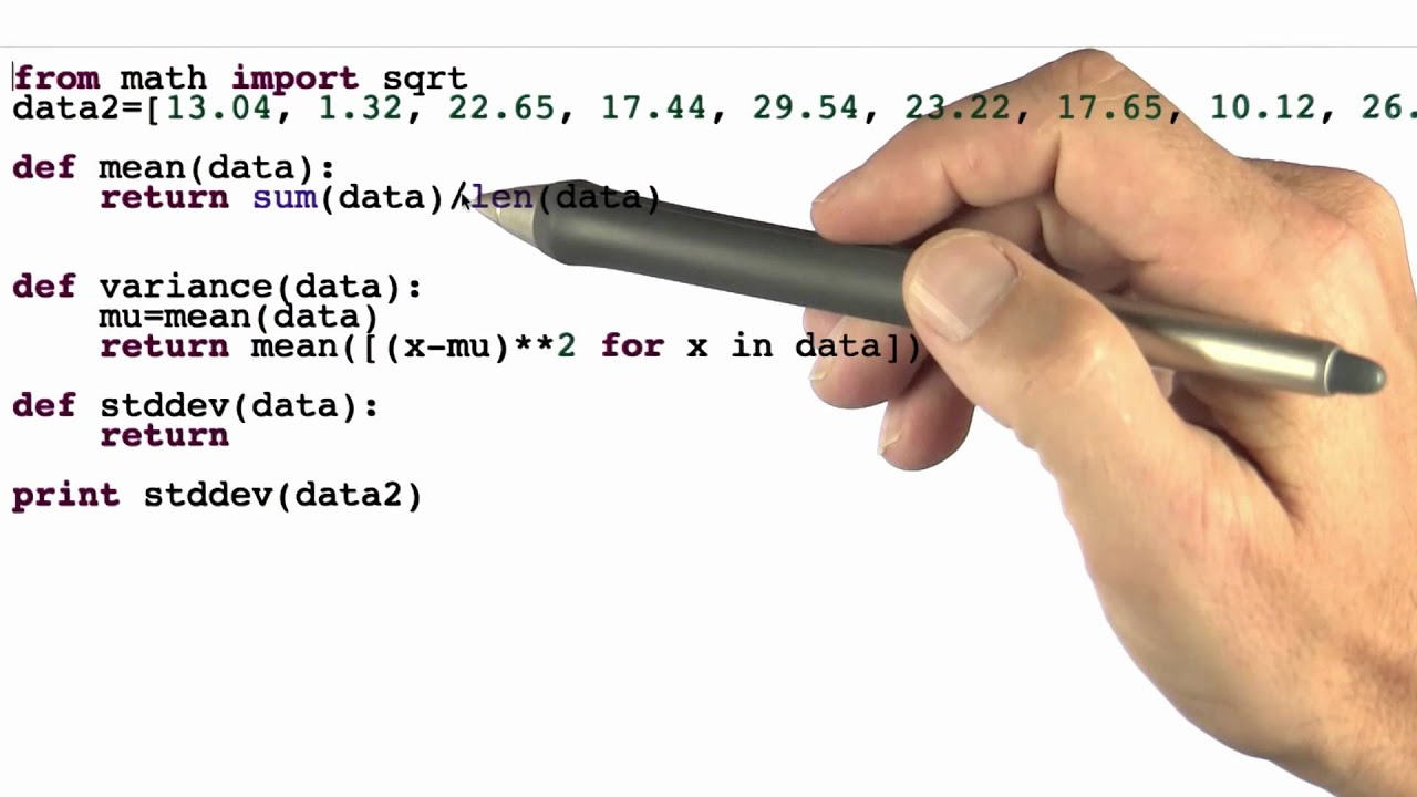 Standard Deviation - Intro to Statistics