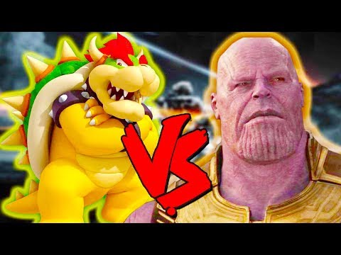 Thanos Vs Bowser Army - Epic Battle - Mortal Kombat Costume Skin Mod