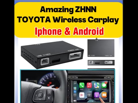 Amazing ZHNN Toyota Wireless Carplay IPhone & Android Adapter Installation 2015 Toyota Sienna SE