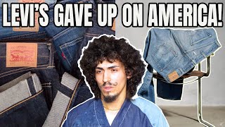 WHY DID LEVI'S JEANS STOP MAKING IN AMERICA | Levi's Raw Denim