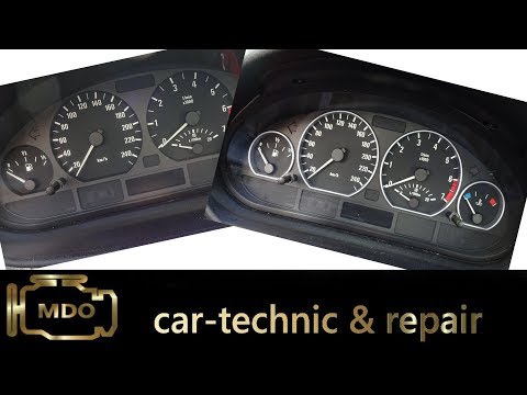 BMW e46 3er Tachoringe einbauen / Original BMW-Ringe