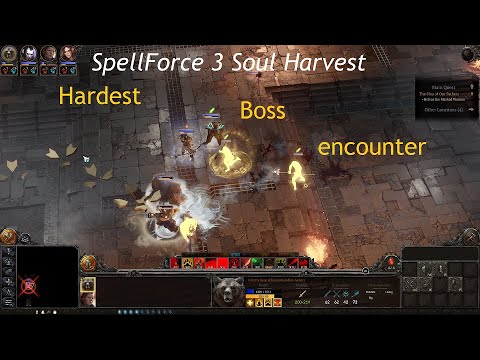 SpellForce 3 Soul Harvest:Bossraid enconter Tempel of Light pre Ending