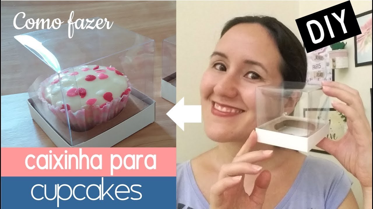Como fazer CAIXINHA para Cupcakes (tamanho normal) - DIY