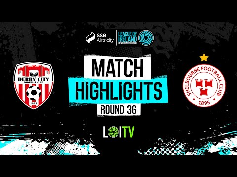 SSE Airtricity Men's Premier Division Round 36 | Derry City 0-1 Shelbourne | Highlights
