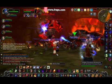 Classic WoW Molten Core Raid with Legion of Faith - EU Arathor (2006 footage)