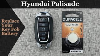 How to DIY Replace or Change a 2020-2022 Hyundai Palisade Key Fob Remote Battery