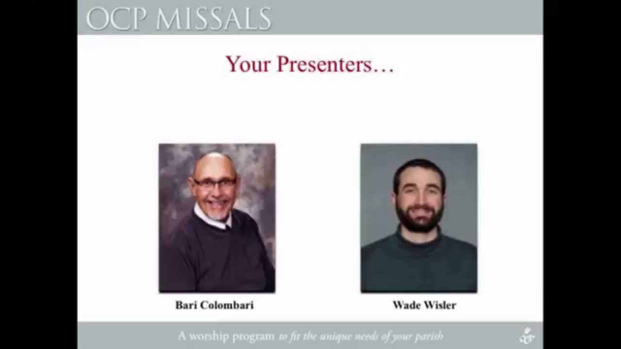 Webinar: Maximize Your OCP Missal Program