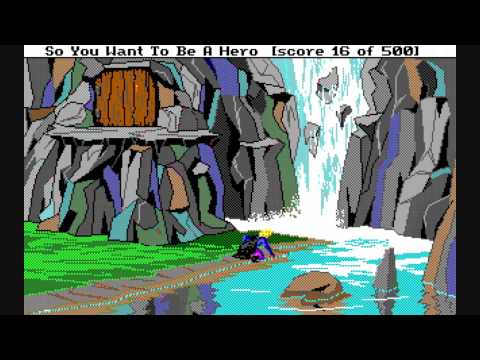 Review of Hero's Quest 1, So You Want To Be A Hero (DOS)