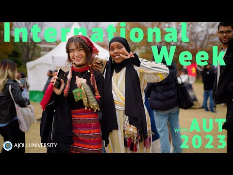 Ajou International Week with AUT 2023  YouTube Thumbnail
