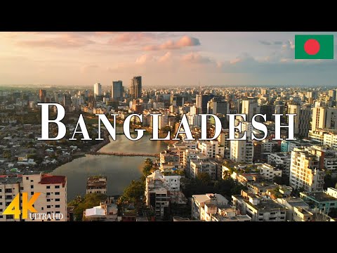 FLYING OVER BANGLADESH ()4K UHD - Relaxing Music Along With Beautiful Nature Videos - 4k ULTRA HD