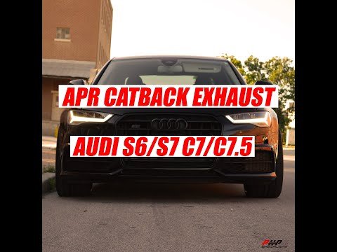 APR Catback Exhaust - 4.0T Audi S6/S7 C7/7.5