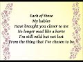 Sinéad O'Connor - Three Babies (Lyrics)