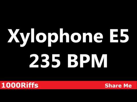 Xylophone E5 Metronome : 235 BPM ✓