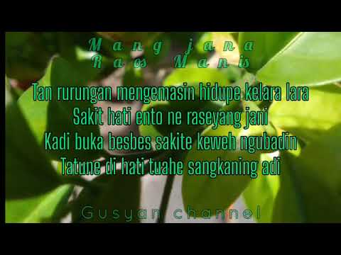 Mang Jana - Raos Manis Tembang Lawas Bali ( Lirik Video Musik )